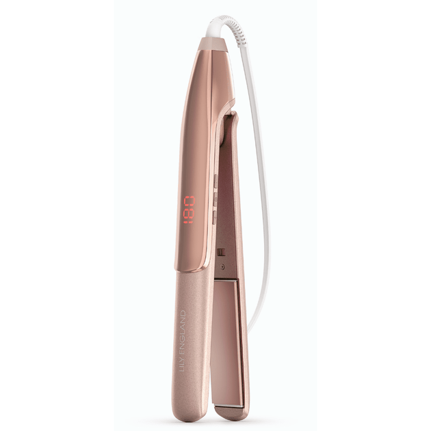 Professional Hair Straighteners Rose Gold Lily England UK