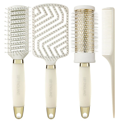 Luxury Hair Brush Set - Beige