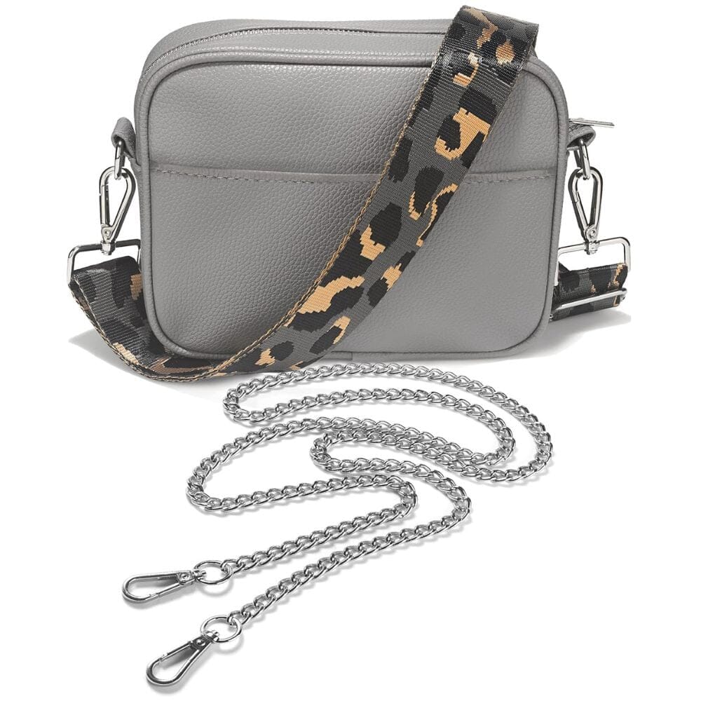 Ladies Cross Body Bag Grey Leo Lily England