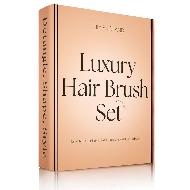 Luxury Hair Brush Set - Matte Rose Gold