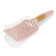 Flexible Wooden Paddle Brush - Peach