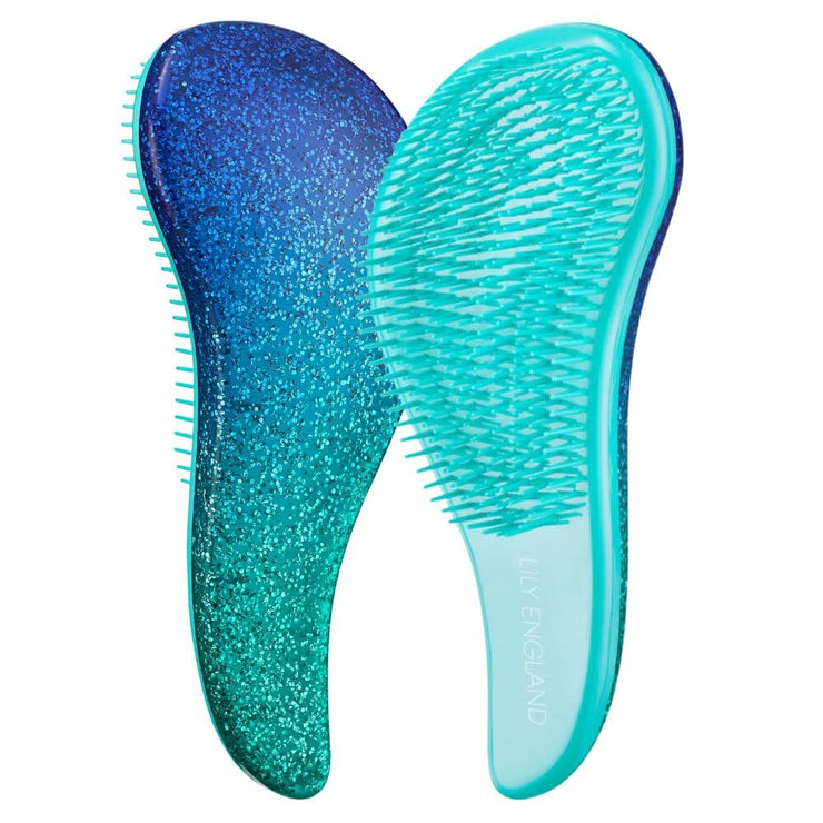 Detangling Brush - Blue Glitter