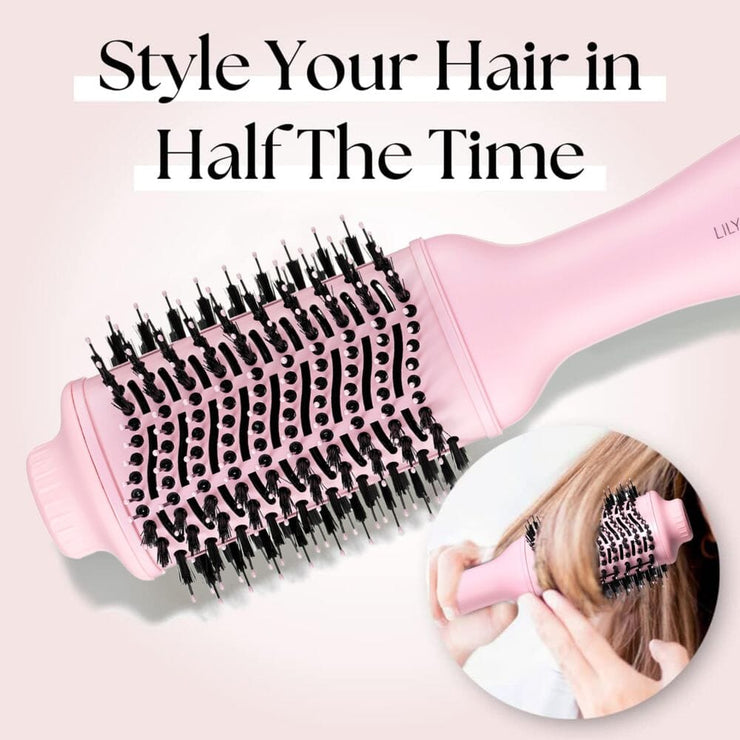 Deluxe Hair Dryer Brush - Pink