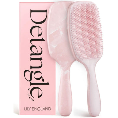 Curly Hair Brush for Detangling - Pink