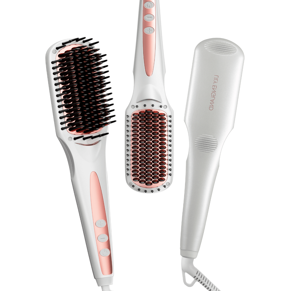 Pretty queen hair straightener brush hotsell