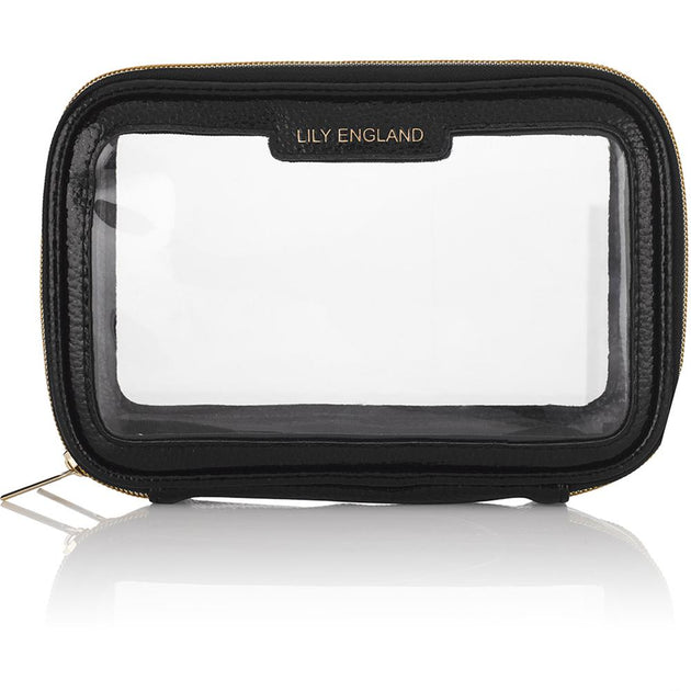 Clear Travel Makeup Bag | Cosmetics Bag | Lily England UK